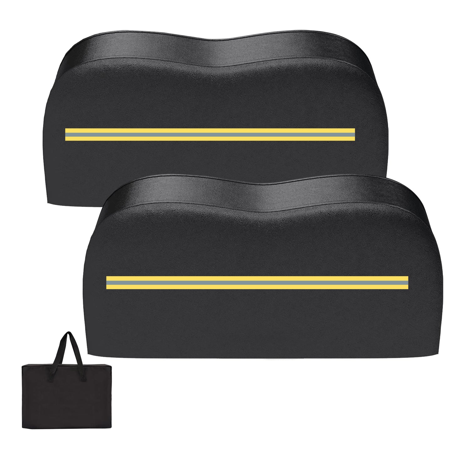 RV Tire Covers, Upgraded Reflective Strip Tire Covers for Trailers, Waterproof Anti-UV Dual Axle Wheel Cover RV Accessories for Trucks Trailers, 2 Pack, Fits 30"-33" Diameter