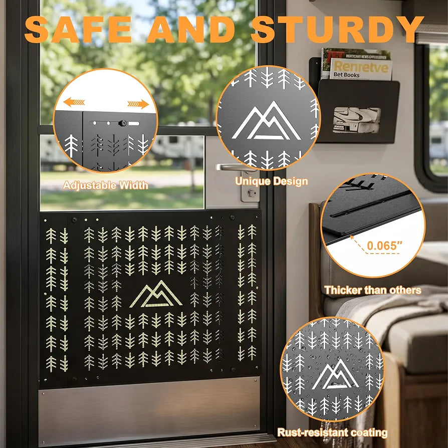 RV Screen Door Protector for Dogs Adjustable